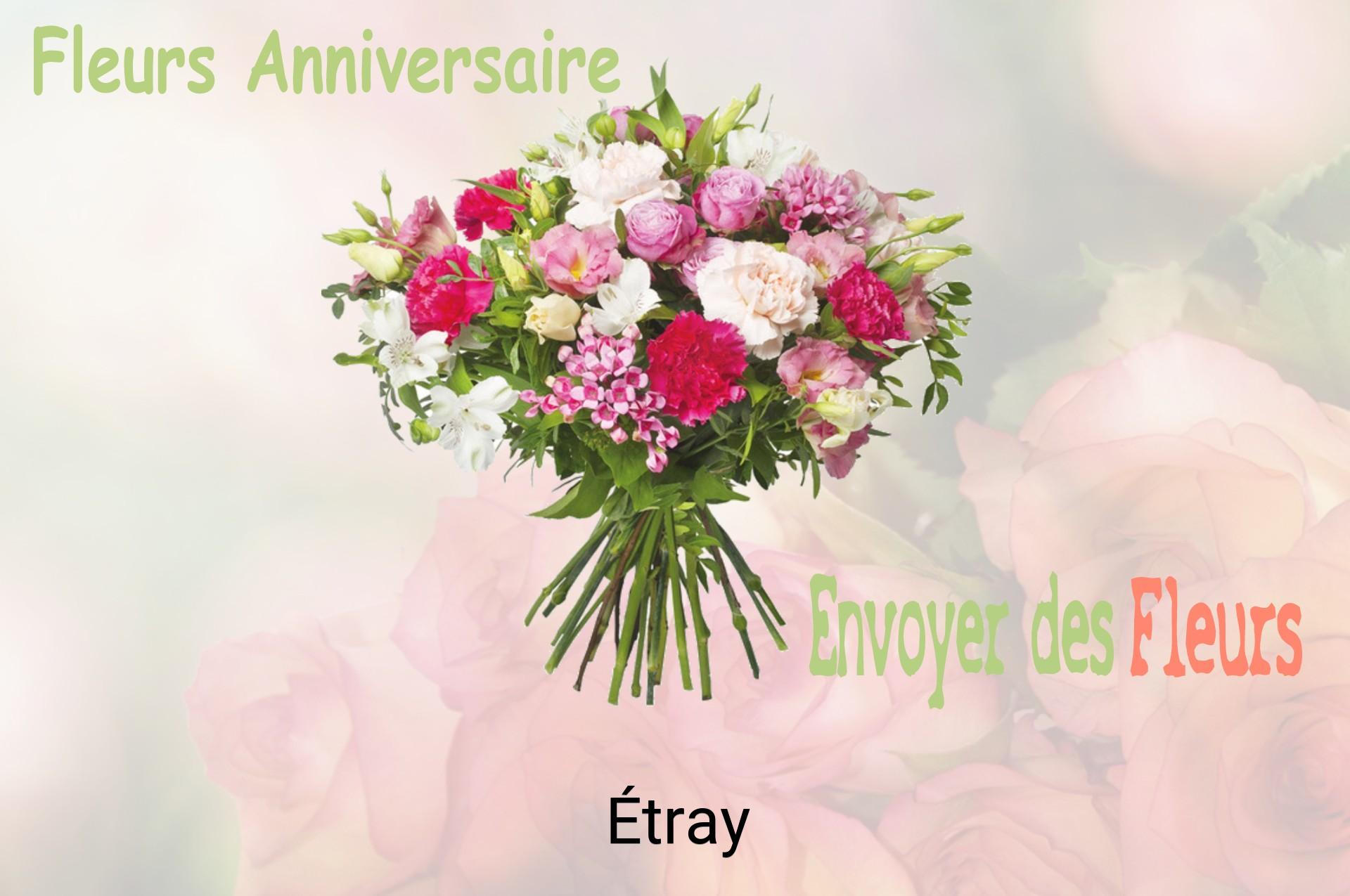 Bouquet de fleurs d’anniversaire livré à Étray