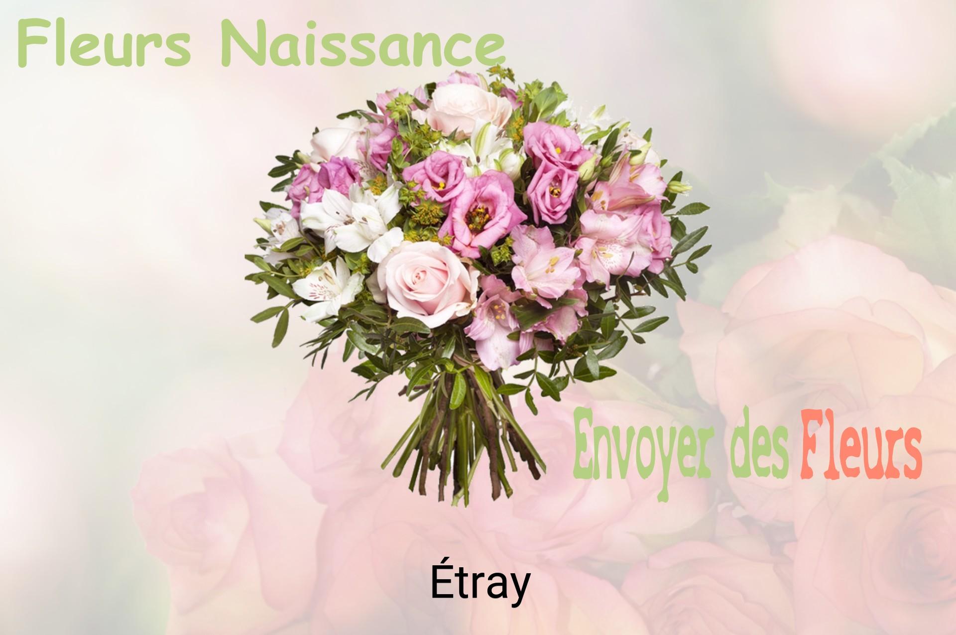 Bouquet de fleurs de naissance livré à Étray